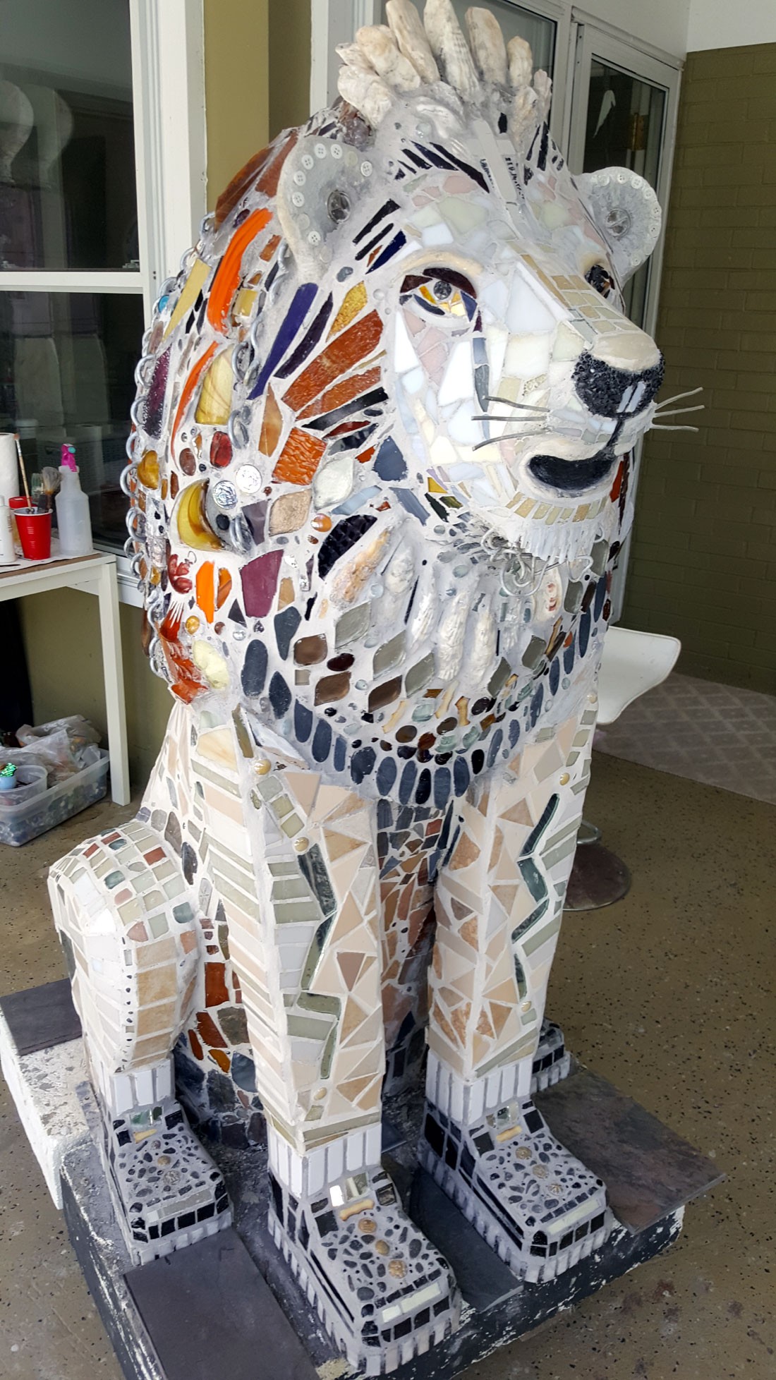 Lion Mosaic