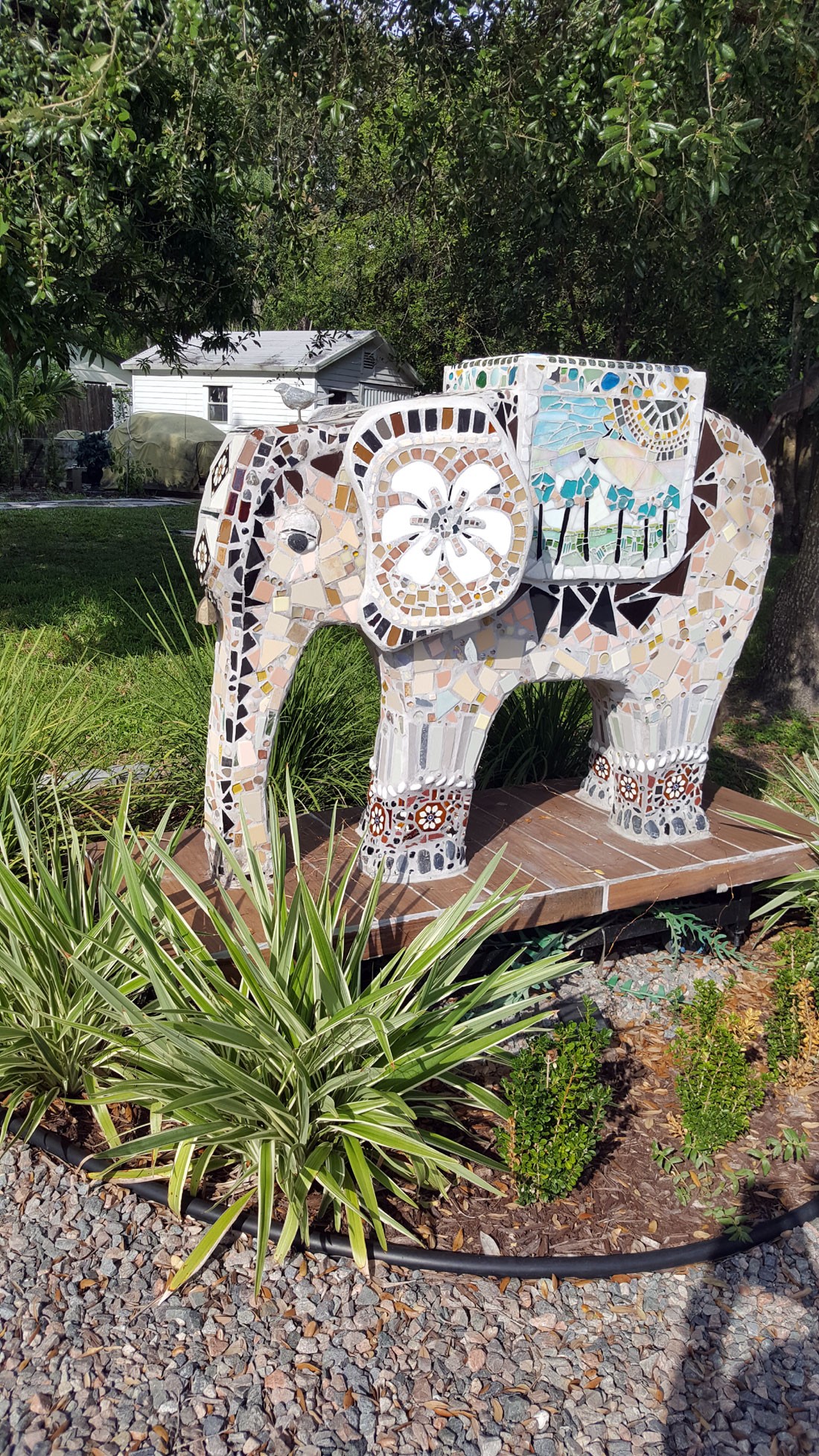 Elephant Mosaic Sculpture